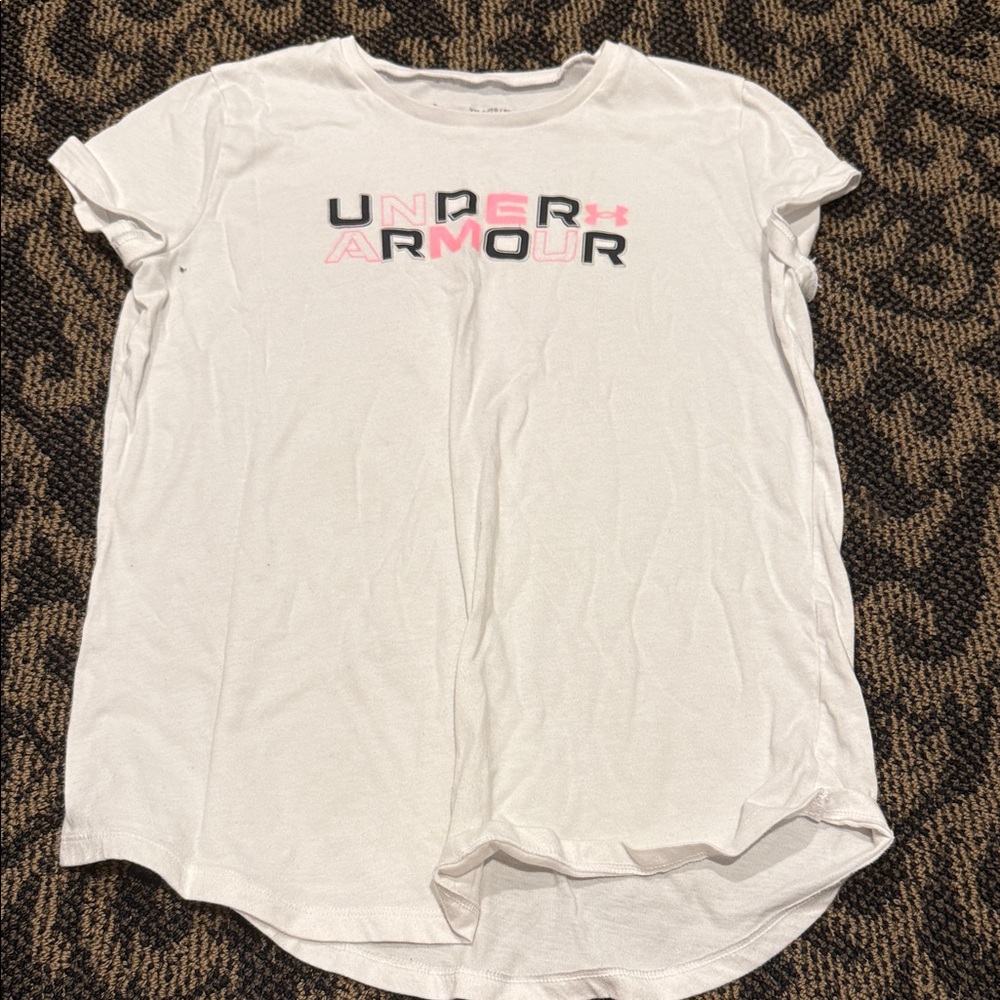 Under Armour Women's White Tee with Logo